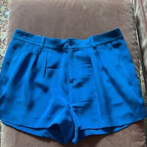 Polo Ralph Lauren 100% Silk Blue Women's Shorts
